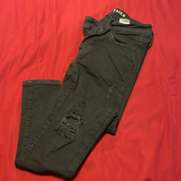 A.e black jeans used - Picture 1 of 1